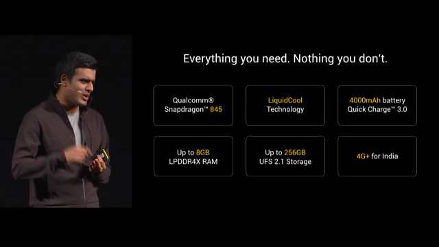 Spesifikasi teknis Xiaomi Poco F1. (Foto: Xiaomi)