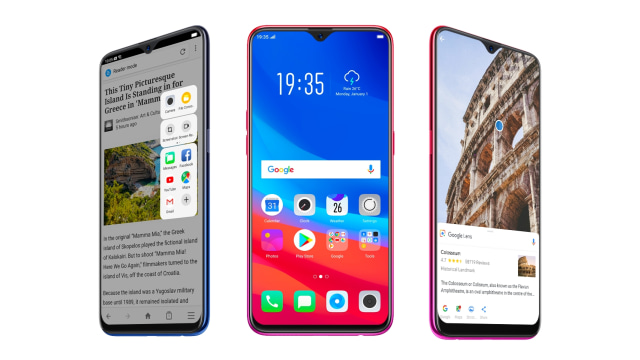 Oppo F9. (Foto: Oppo)