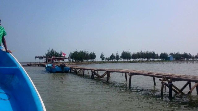 Destinasi Wisata Pulau Cemara Berbenah, Akses Jalan Lebih Lebar (1)