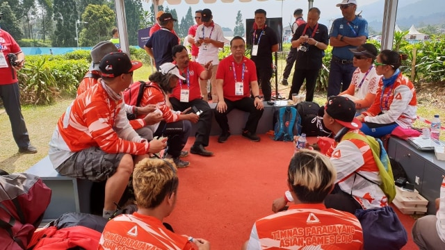Tim atlet paralayang Indonesia. (Foto: dok. Tim Media CdM)