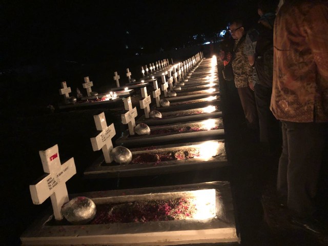 RENUNGAN MALAM DI TMP SEROJA, BELU, NUSA TENGGARA TIMUR