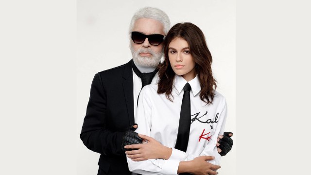 Karl x Kaia. (Foto: Instagram @karllagerfeld)