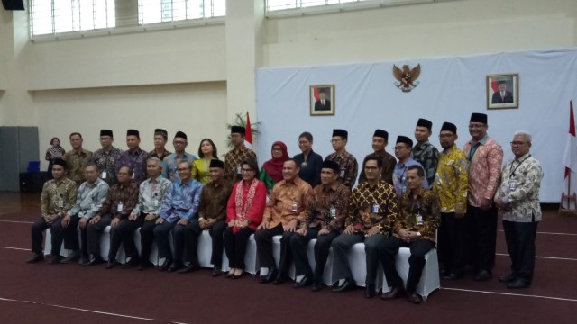 Pelantikan 14 pejabat struktural KPK oleh pimpinan KPK, Jakarta, Jumat (24/08/2018). (Foto: Aprilandika Pratama/kumparan)