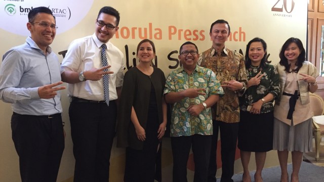 Tya Ariestya dalam acara Morula IVF Indonesia, Jumat (24/8/2018). (Foto: Maria Gabrielle Putrinda/kumparan)