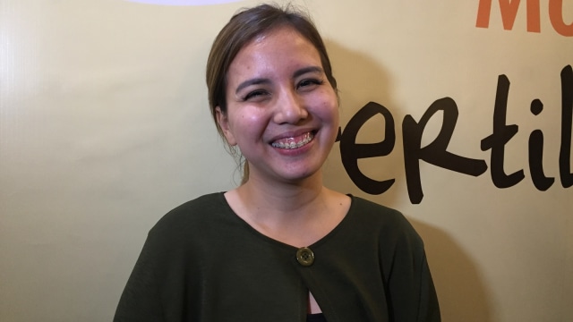 Tya Ariestya dalam acara Morula IVF Indonesia 2, Jakarta, Jumat (24/08/2018). (Foto: Maria Gabrielle Putrinda/kumparan)