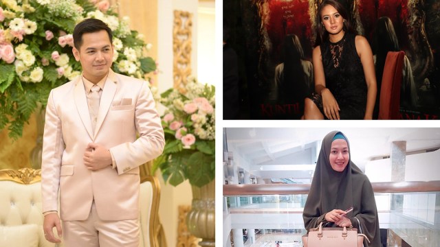 Tommy Kurniawan, Aurelie Moeremans, dan Lyra Virna. (Foto: Instagram @tommykurniawann, Munady Widjaja, Instagram @lyravirna)