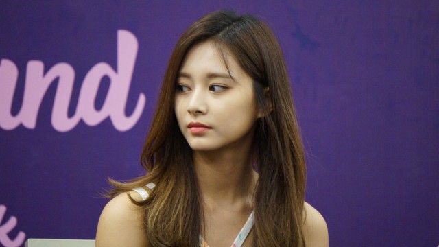 Tzuyu Twice di acara konferensi pers Twice Land 2 in Jakarta, ICE BSD, Tangerang, Jumat (24/8). (Foto: Niken Nurani/kumparan)