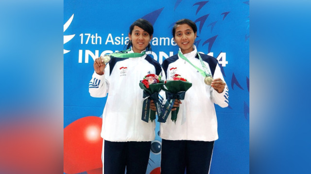 Lena-Leni, Atlet Sepak Takraw Indonesia. (Foto: Instagram/@lenitwins)