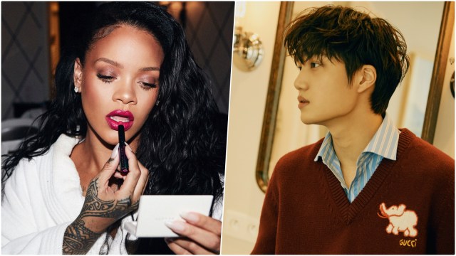 Fenty Beauty x Kai EXO. (Foto: fentybeauty.com & Instagram/@zkdlin)