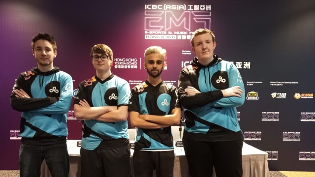 Tim eSports asal Amerika Serikat, Cloud9 (25/8/18). (Foto: Yoga Cholanda/kumparan)