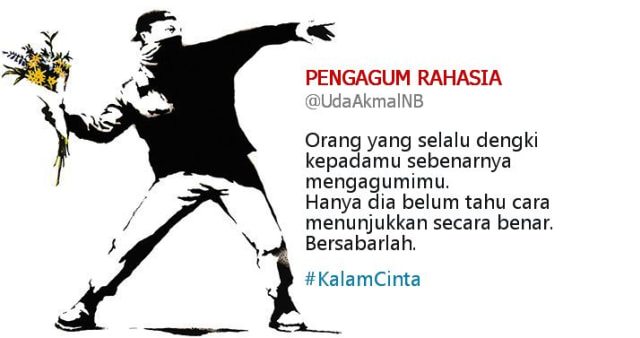 PENGAGUM RAHASIA @UdaAkmalNB #KalamCinta