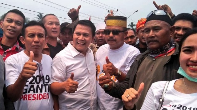 Deklarasi #2019GantiPresiden di Pontianak, Kalimantan Barat. (Foto: Twitter/@MardaniAliSera)