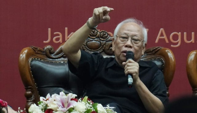 Prof Dr. Bagir Manan. (Foto: Iqbal Firdaus/kumparan)