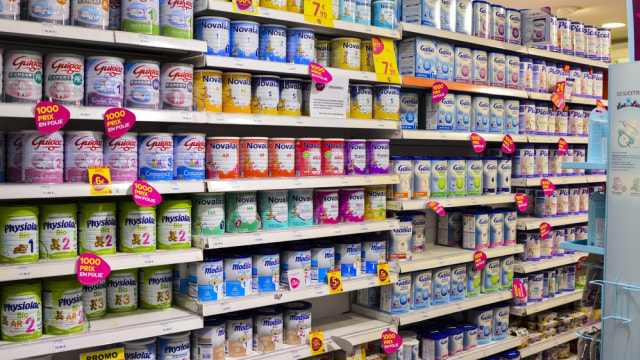 Ilustrasi susu formula. (Foto: Shutterstock)