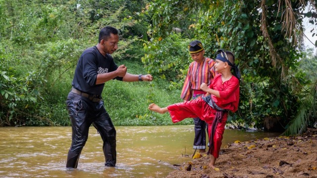 Ilustrasi anak berlatih pencak silat. (Foto: Shutterstock)