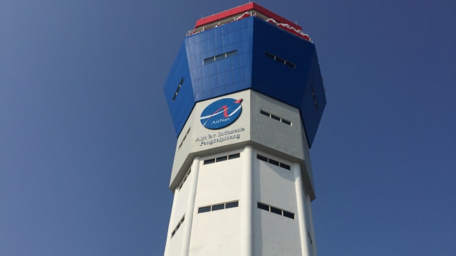 Tower baru Airnav Pangkalpinang. Foto: Elsa Toruan/kumparan