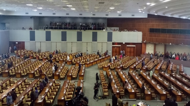 Rapat Paripurna DPR RI, Selasa (28/8/2018). (Foto: Nicha Muslimawati/kumparan)