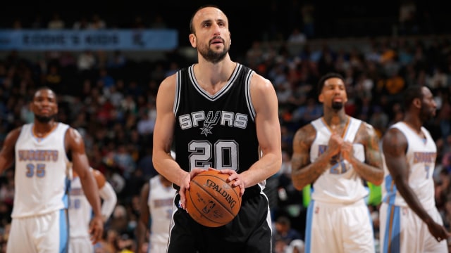 Manu Ginobili pensiun dari bola basket. Foto: Getty Images/Doug Pensinger