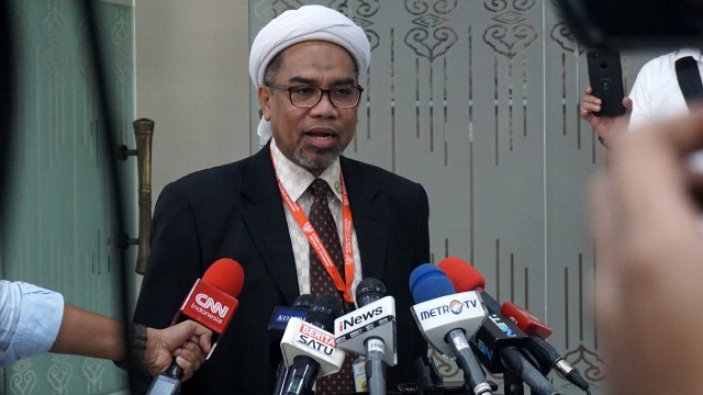 Tenaga Ahli Utama KSP Ali Mochtar Ngabalin (28/08/2018). (Foto: Yudhistira Amran Saleh/kumparan)