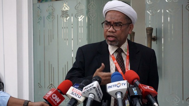 Tenaga Ahli Utama KSP Ali Mochtar Ngabalin (28/08/2018). (Foto: Yudhistira Amran Saleh/kumparan)