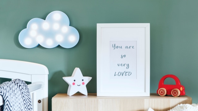 Ilustrasi interior kamar bayi. (Foto: Shutter stock)