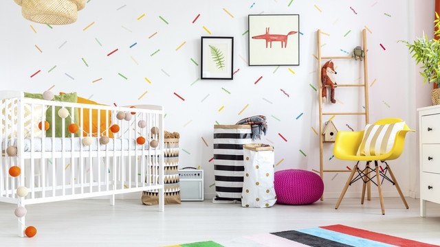 Ilustrasi interior kamar bayi. Foto: Shutter stock
