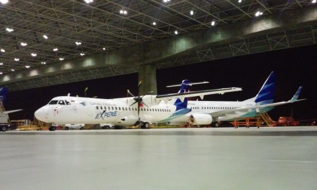 Garuda Indonesia ATR 72-600. (Foto: Wikimedia Commons)