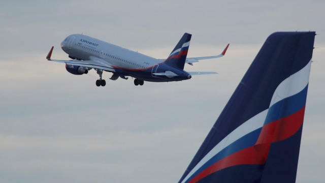 Maskapai Rusia Aeroflot Buka Penerbangan Langsung dari Indonesia ke Rusia. Foto:  REUTERS/Maxim Shemetov