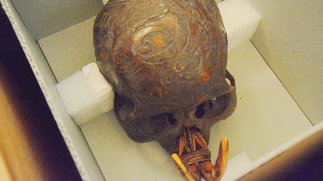 Penampakan artefak seni budaya Indonesia di Gedung Kemenlu, Jakarta, Rabu (29/08/2018). (Foto: Nadia K. Putri)