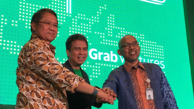 Peluncuran Grab Ventures dihadiri oleh Menkominfo Rudiantara. (Foto: Astrid Rahadiani/kumparan)