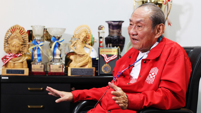 Michael Bambang Hartono, Atlet Cabor Bridge Indonesia di Asian Games 2018  (Foto: Iqbal Firdaus/kumparan)