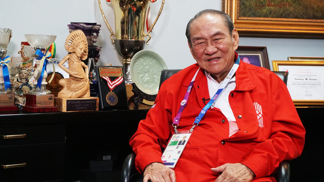 Michael Bambang Hartono, Atlet Cabor Bridge Indonesia di Asian Games 2018  Foto: Iqbal Firdaus/kumparan