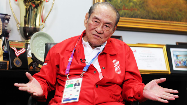 Michael Bambang Hartono, Atlet Cabor Bridge Indonesia di Asian Games 2018 Foto: Iqbal Firdaus/kumparan