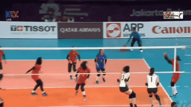 Spike mematikan kembali dilakukan anggota TNI AD itu hingga cetak skor 12 (Foto: YouTube/Eza R Dimitri)