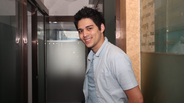 Maxime Bouttier di konferensi pers film 'Kain Kafan Hitam' di Rumah Hobby, Kemang, Jakarta Selatan, Rabu (29/8). Foto: Munady