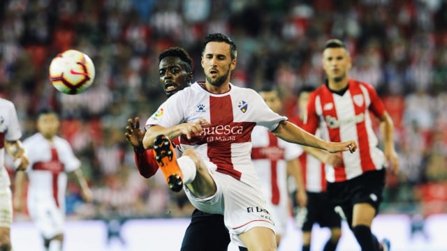 Tim Promosi La Liga, SD Huesca. (Foto: Twitter/@SDHuesca.)