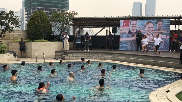 Suasana Kelas Aquafit (Foto: dok. Kennedy, Voice & Berliner )