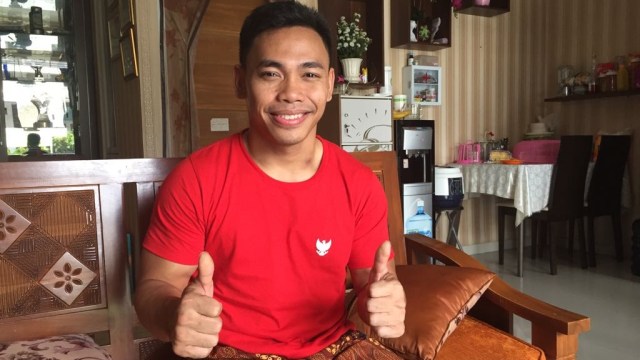 Eko Yuli, atlet angkat besi. (Foto: Marissa Krestianti/Kumparan)