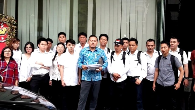 Korban penipuan lowongan kerja di Korea Selatan melapor ke Bareskrim Polri. (Foto: Dok. Istimewa)