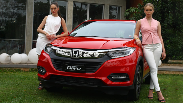 Mobil New Honda HR-V di Serpong, Tangerang Selatan, Banten, Rabu (29/8). Foto: ANTARA FOTO/Muhammad Iqbal