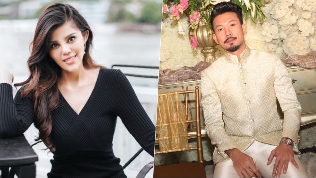 Denny Sumargo dan calon istri, Dita Soedarjo.
 (Foto: Instagram @ditasoedarjo, Munady)