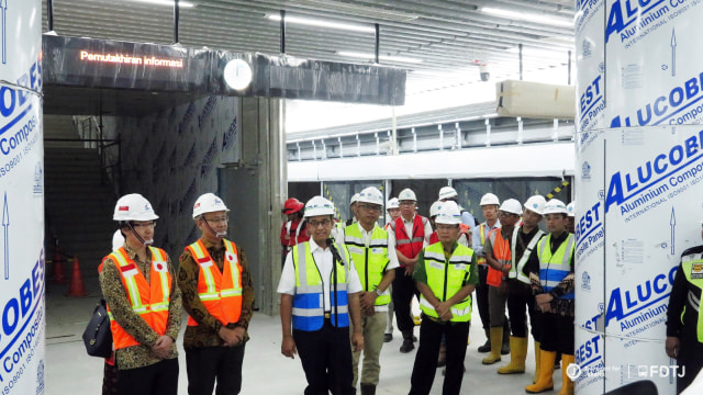 Mengintip Stasiun MRT di Bundaran HI Sekaligus Uji Coba System Acceptance Test (SAT) (2)
