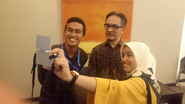 Mantan Menlu RI Marty Natalegawa dalam peluncuran bukunya, Kamis (30/8). (Foto: Denny Armandhanu/kumparan)