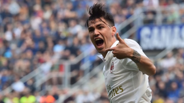 Kapten Milan, Alessio Romagnoli. (Foto: AFP/Giuseppe Cacace)