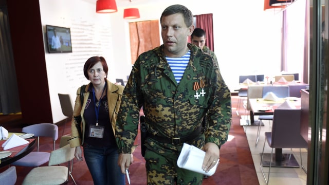 Pemimpin Pemberontak Ukraina Tewas Terbunuh, Alexander Zakharchenko (Foto: Philippe DESMAZES / AFP)