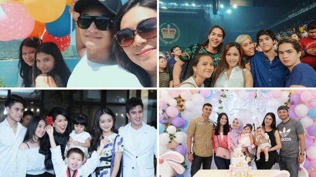 Selebriti yang akrab dengan calon mertua (Foto: Istimewa)