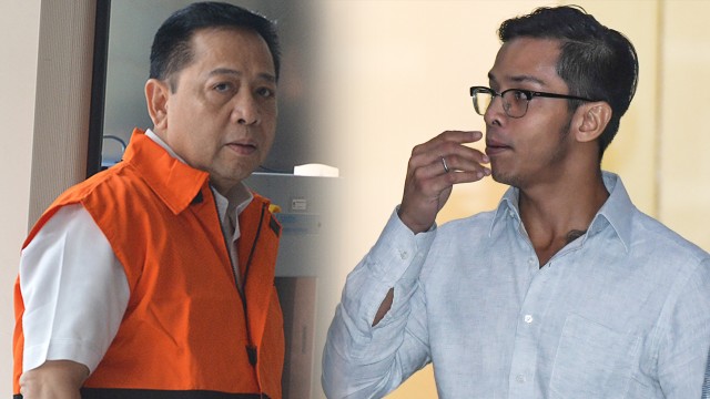 Kolase foto Setya Novanto dan Reza Herwindo. (Foto: Antara)
