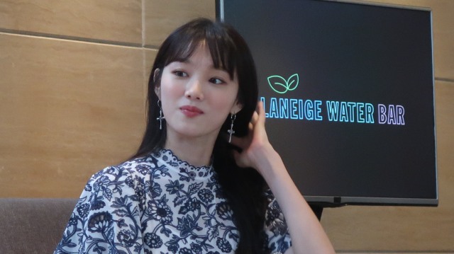Lee Sung Kyung mengaku baru pertama kali ke Jakarta (Foto: dok. Intan Kemala Sari/kumparan)