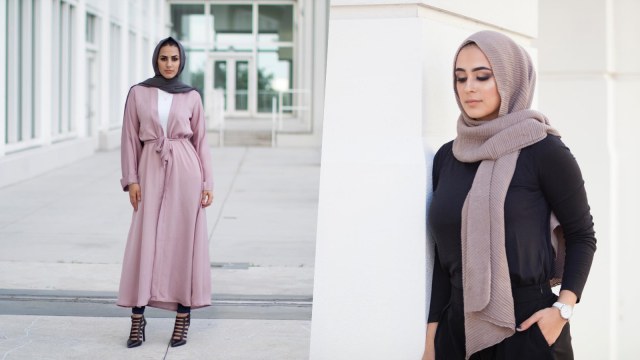 Koleksi abaya dan hijab dari Verona Collection milik Lisa Vogl (Foto: IG: @veronacollection)