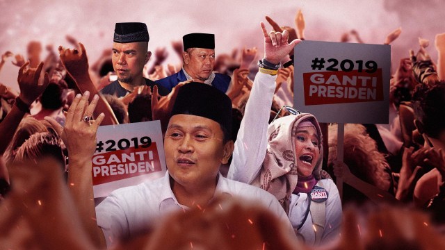 Gerakan #2019GantiPresiden (Foto: kumparan, DPP PKS)
